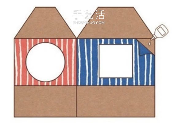 纸板箱废物利用 简单制作成猫咪的温馨小屋！ -  www.shouyihuo.com