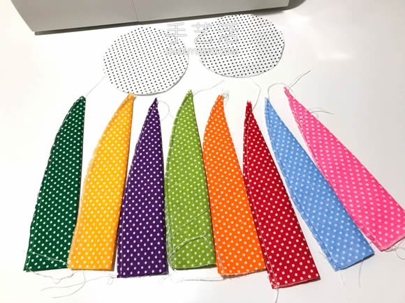 彩虹太阳主题！超可爱布艺婴儿玩具制作教程 -  www.shouyihuo.com