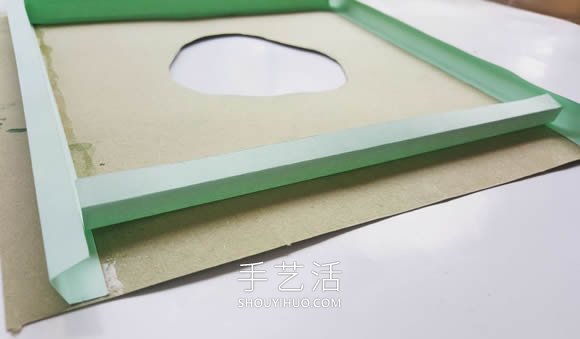 超详细3D立体纸雕教程图解：丛林里的无脸人 -  www.shouyihuo.com