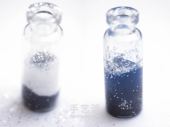 仿佛装着银河系！自制星空瓶项链吊坠的方法 -  www.shouyihuo.com
