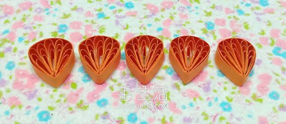 用梳子也能做！简单可爱衍纸五瓣花手工制作 -  www.shouyihuo.com