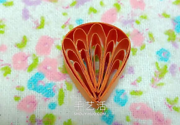 用梳子也能做！简单可爱衍纸五瓣花手工制作 -  www.shouyihuo.com