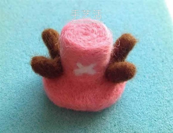 可爱的乔巴帽！羊毛毡帽子手工制作教程 -  www.shouyihuo.com