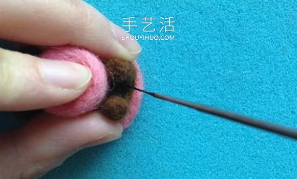 可爱的乔巴帽！羊毛毡帽子手工制作教程 -  www.shouyihuo.com