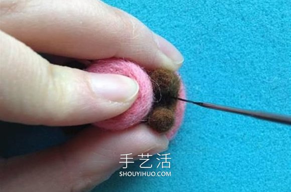 可爱的乔巴帽！羊毛毡帽子手工制作教程 -  www.shouyihuo.com