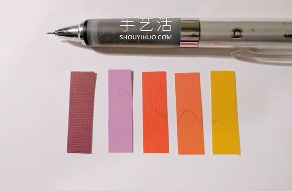 卡纸手工制作创意景观剪影耳环的教程 -  www.shouyihuo.com