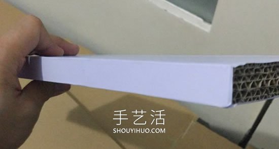 硬纸板手工制作厨房置物柜的做法教程 -  www.shouyihuo.com