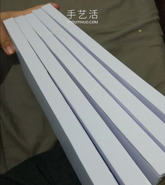 硬纸板手工制作厨房置物柜的做法教程 -  www.shouyihuo.com
