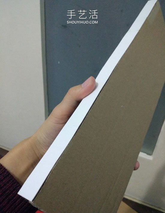 硬纸板手工制作厨房置物柜的做法教程 -  www.shouyihuo.com