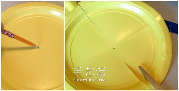 幼儿手工制作认识时间的挂钟玩具做法教程 -  www.shouyihuo.com