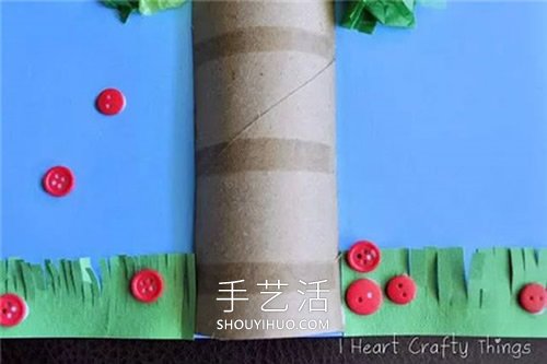 春天大树手工制作教程 简单又可爱！ -  www.shouyihuo.com
