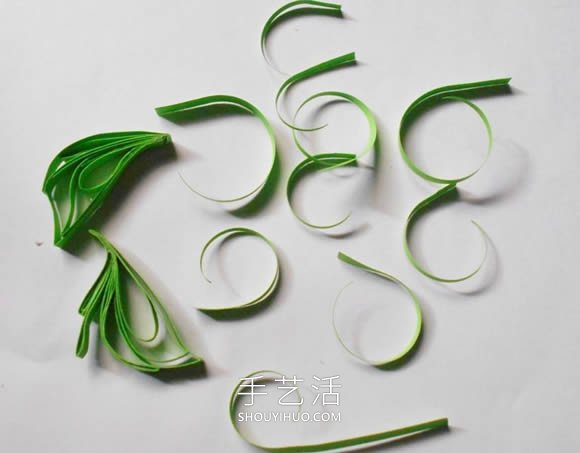 衍纸柠檬手工制作图解教程 -  www.shouyihuo.com
