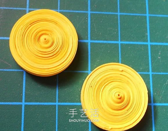 衍纸柠檬手工制作图解教程 -  www.shouyihuo.com