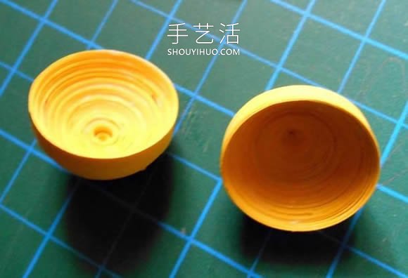 衍纸柠檬手工制作图解教程 -  www.shouyihuo.com