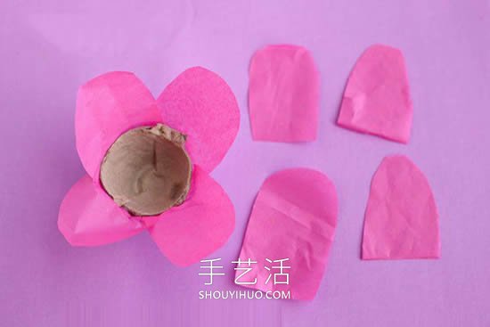 幼儿园母亲节插花礼物手工制作教程 -  www.shouyihuo.com