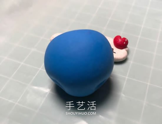 超轻粘土手工制作卡通美国队长的做法 -  www.shouyihuo.com