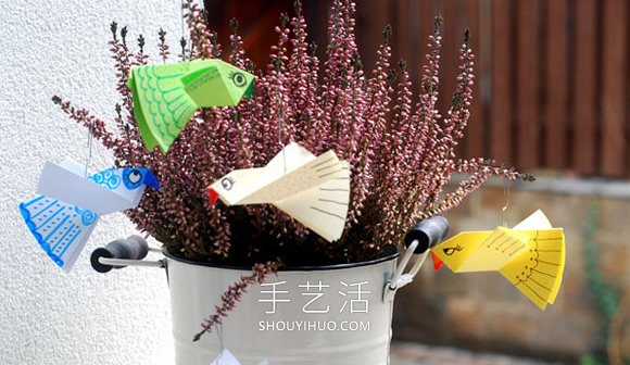 适合学龄前孩子！最简单折纸小鸟图解教程 -  www.shouyihuo.com