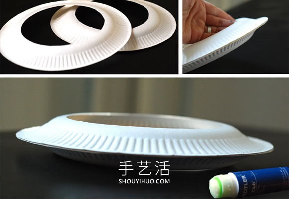 六一儿童节快乐！自制纸盘飞碟玩具的方法 -  www.shouyihuo.com
