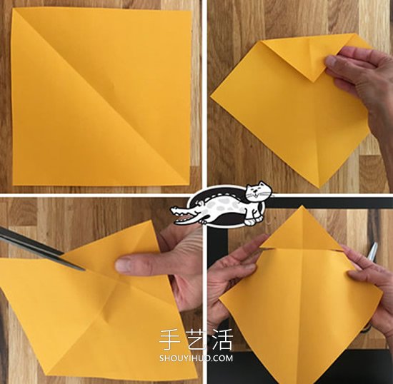 儿童手工制作万圣节猫头鹰卡片的做法图解 -  www.shouyihuo.com