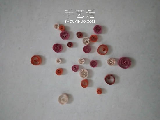 自制衍纸情人节贺卡的方法图解教程 -  www.shouyihuo.com