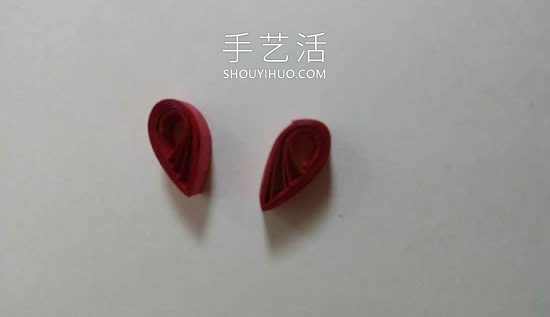 自制衍纸情人节贺卡的方法图解教程 -  www.shouyihuo.com