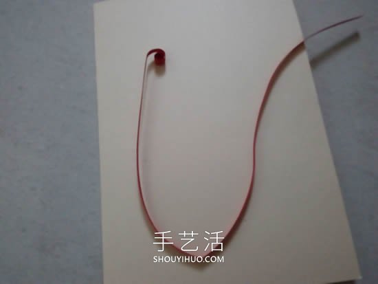 自制衍纸情人节贺卡的方法图解教程 -  www.shouyihuo.com