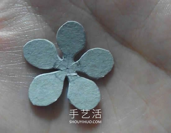 皱纹纸手工制作简单腊梅花的做法教程 -  www.shouyihuo.com