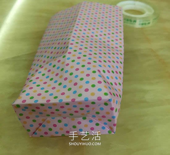自制礼物袋的折纸方法图解教程 -  www.shouyihuo.com
