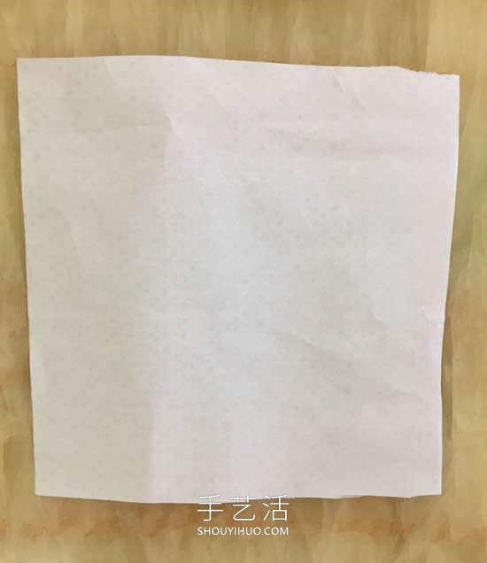 自制礼物袋的折纸方法图解教程 -  www.shouyihuo.com