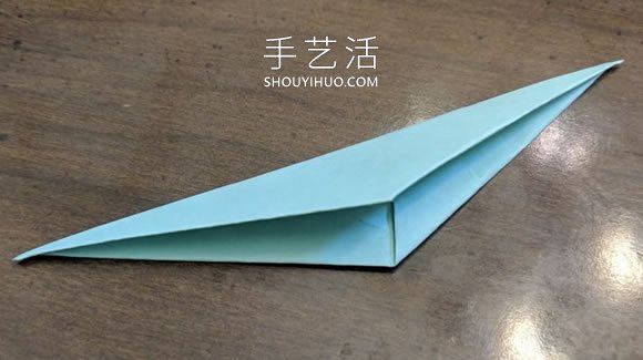 手工折纸扁平玫瑰花和叶子的折法图解 -  www.shouyihuo.com