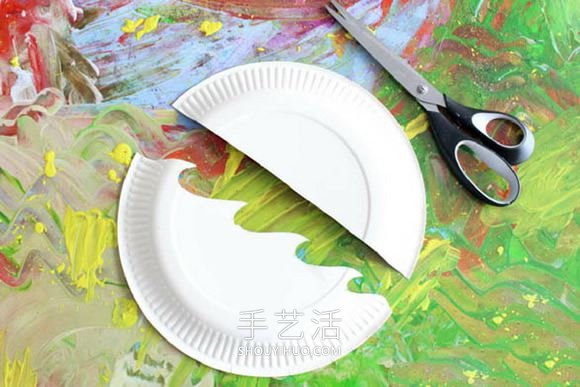 幼儿园手工制作纸盘帆船玩具的做法教程 -  www.shouyihuo.com