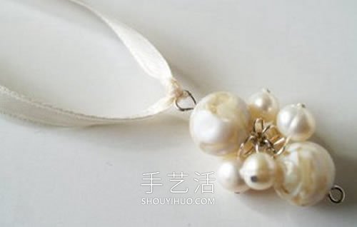 DIY简约串珠项链的方法图解教程 -  www.shouyihuo.com