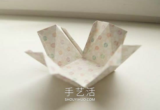 自制漂亮喜糖盒的折法带展开图纸 -  www.shouyihuo.com