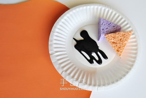 最简单幼儿手工制作万圣节南瓜灯的做法教程 -  www.shouyihuo.com