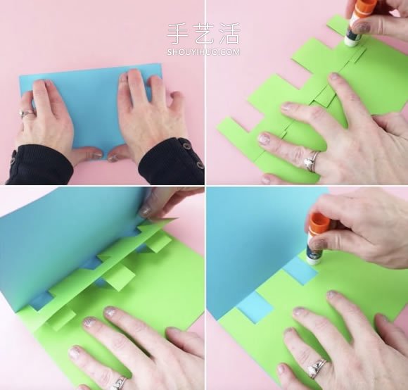 卡纸手工制作秋天大树立体卡片的做法教程 -  www.shouyihuo.com