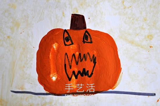 自制南瓜生长周期万圣节卡片的方法图解教程 -  www.shouyihuo.com