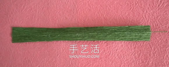 简单自制皱纹纸水仙花的方法图解教程 -  www.shouyihuo.com