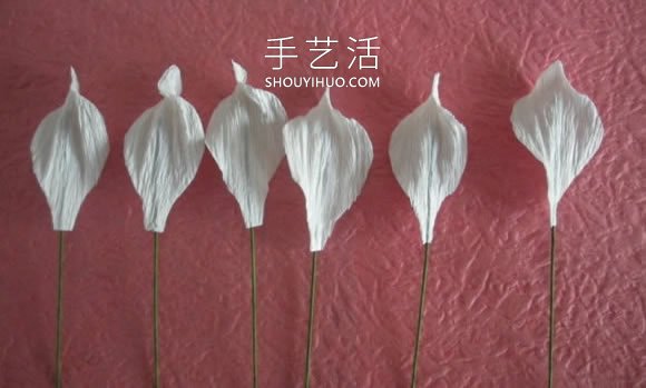 简单自制皱纹纸水仙花的方法图解教程 -  www.shouyihuo.com