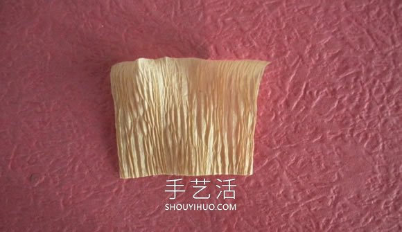 简单自制皱纹纸水仙花的方法图解教程 -  www.shouyihuo.com