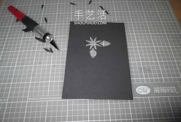 漂亮花朵感恩卡的制作方法图解教程 -  www.shouyihuo.com