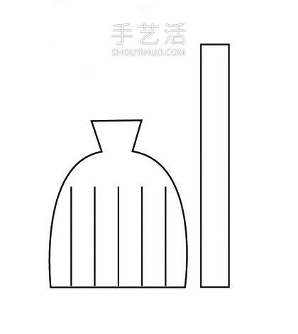 简单又可爱的秋天手工 用卡纸做扫落叶的扫把 -  www.shouyihuo.com