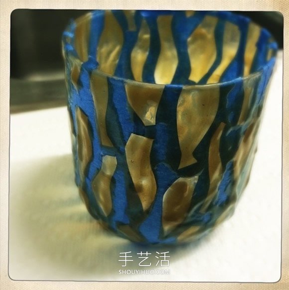简单自制蚀刻玻璃杯的方法图解教程 -  www.shouyihuo.com