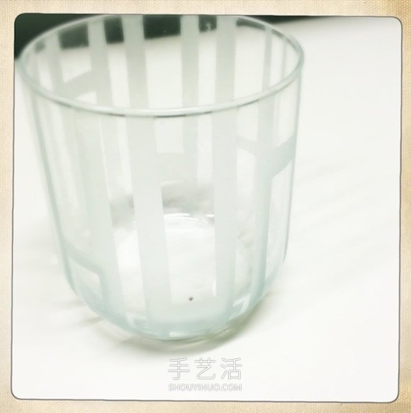 简单自制蚀刻玻璃杯的方法图解教程 -  www.shouyihuo.com
