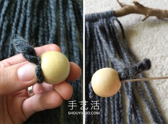 简单自制壁挂装饰的方法图解教程 -  www.shouyihuo.com