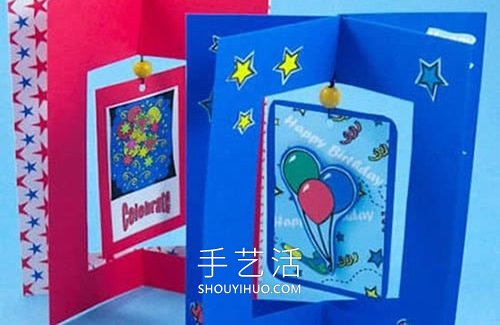 自制创意立体生日贺卡的方法图解教程 -  www.shouyihuo.com