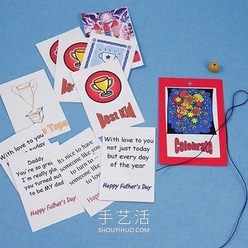 自制创意立体生日贺卡的方法图解教程 -  www.shouyihuo.com