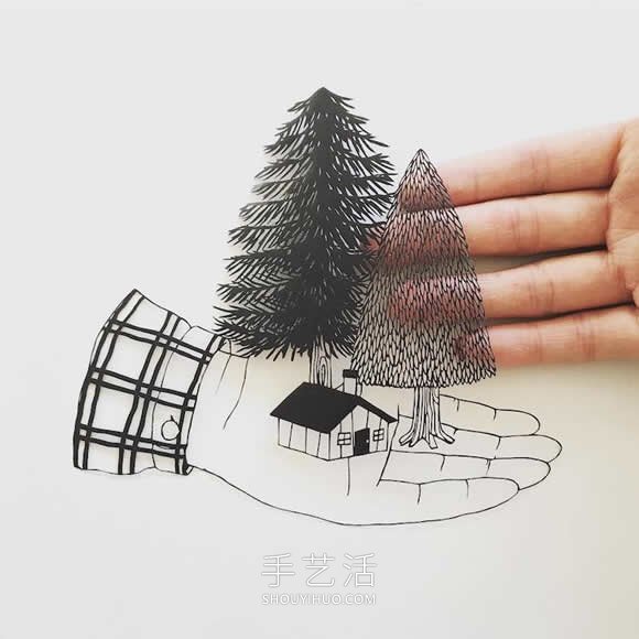 错综复杂的纸雕作品 彰显了脆弱中的美！ -  www.shouyihuo.com