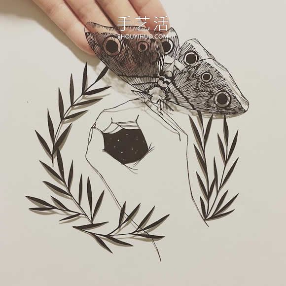 错综复杂的纸雕作品 彰显了脆弱中的美！ -  www.shouyihuo.com
