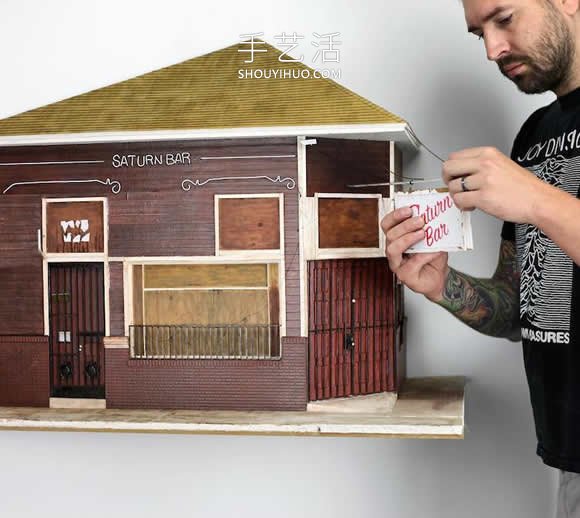 精心还原每个细节！费城最破旧社区建筑模型 -  www.shouyihuo.com