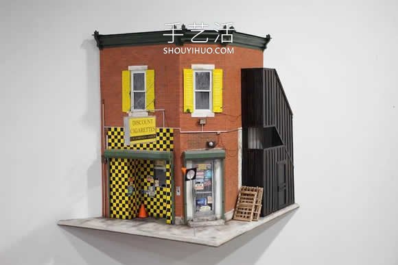 精心还原每个细节！费城最破旧社区建筑模型 -  www.shouyihuo.com